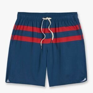 Fair Harbor Anchor Stripe Shorts Size Large NWT